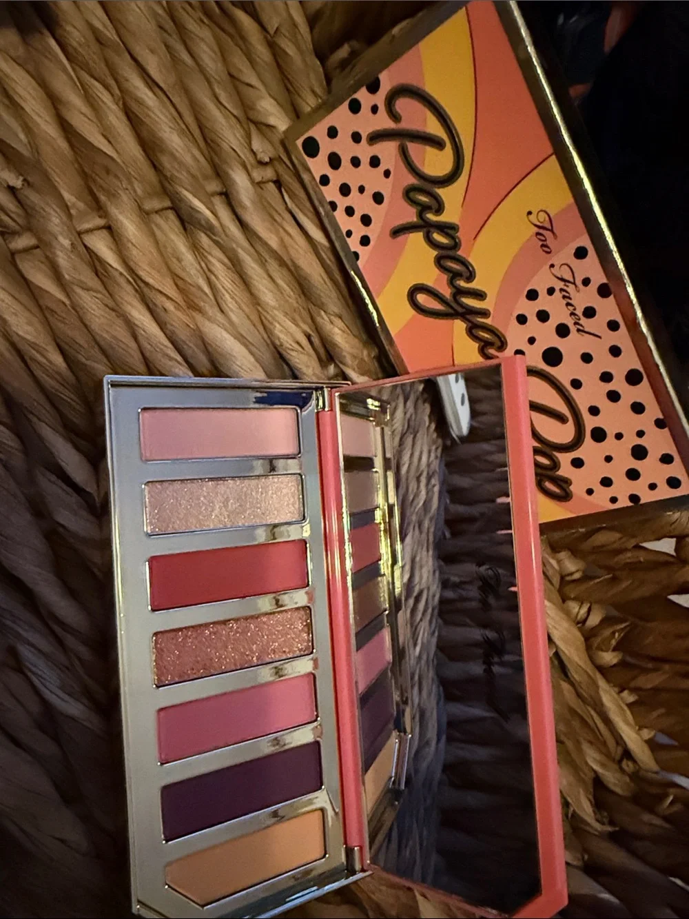 NEW Too Faced Tutti Frutti Papaya Pop Eye Shadow Palette
